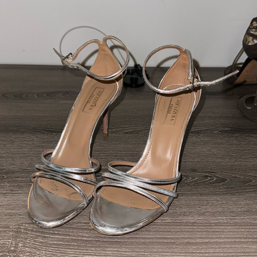Aquazzura Silver sandals size 37